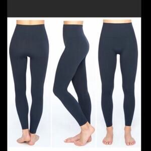 Spanx by Sara Blakely Look at Me Leggings Navy Size XL